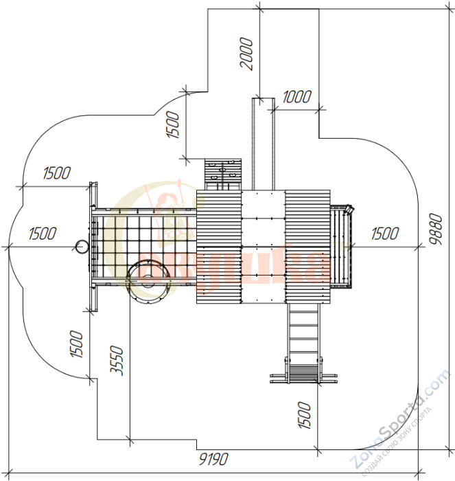 Детский игровой комплекс Савушка PlayHouse-3 Детский игровой комплекс Савушка PlayHouse-3