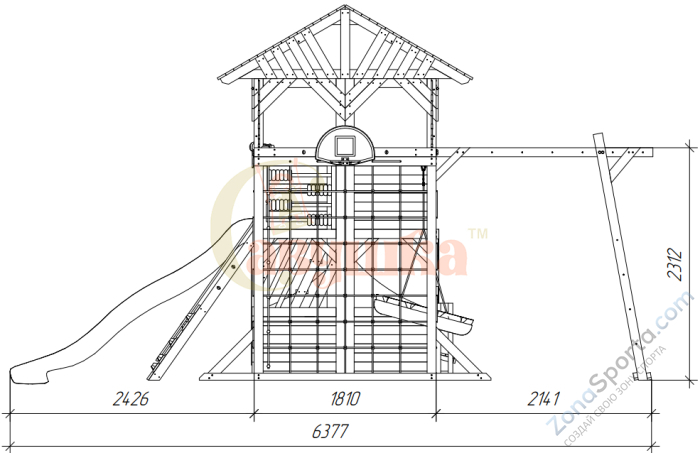 Детский игровой комплекс Савушка PlayHouse-3 Детский игровой комплекс Савушка PlayHouse-3