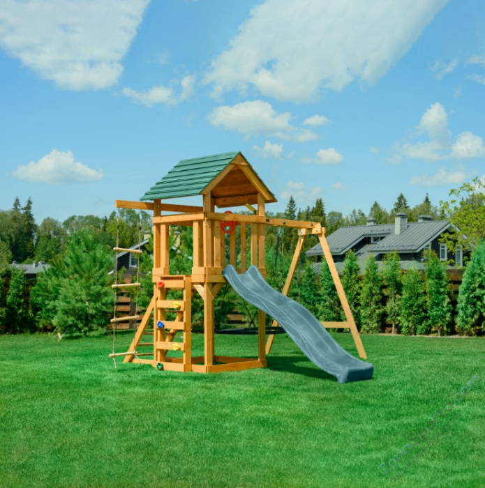 Детский игровой комплекс Unix Kids (6 in 1) Dark Green Детский игровой комплекс Unix Kids (6 in 1) Dark Green
