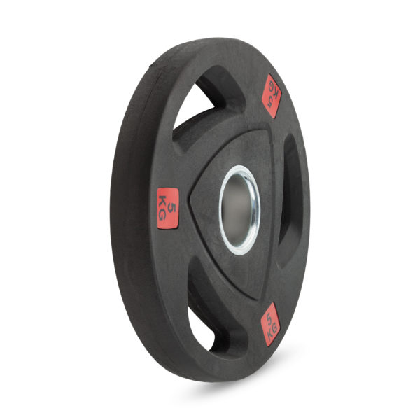 Диск 51 мм. обрезиненный с 3-мя хватами 5 кг VictoryFit VF-ST51050 Диск 51 мм. обрезиненный с 3-мя хватами 5 кг VictoryFit VF-ST51050