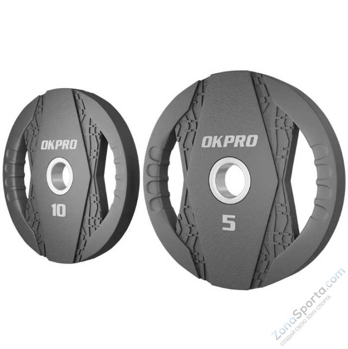 Диск олимпийский обрезиненный 1,25 кг OKPRO OK2005C-0125 Диск олимпийский обрезиненный 1,25 кг OKPRO OK2005C-0125