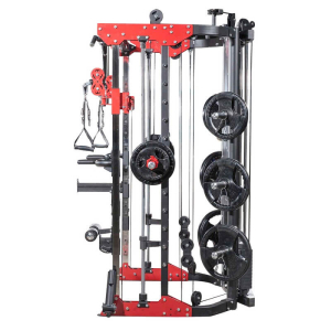 Двойная регулируемая тяга с машиной Смита и станцией для приседаний Vertex FT-109