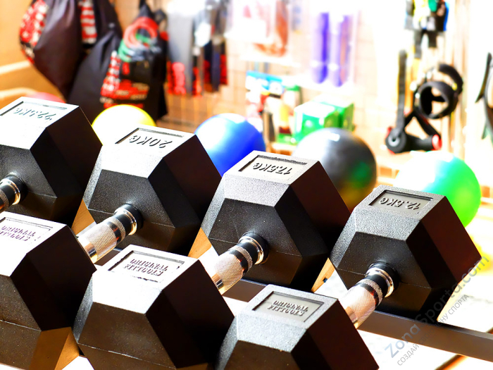 Гантель 27,5 кг гексагональная Original FitTools FT-HEX-27,5