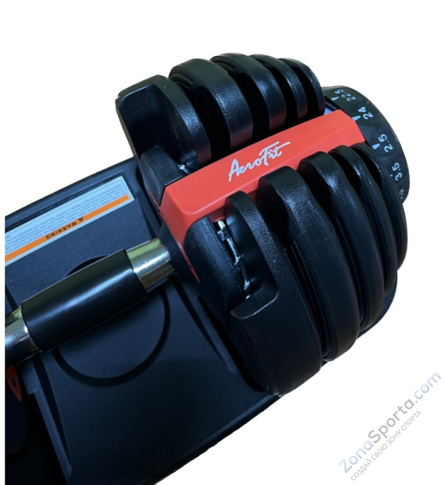 Гантель регулируемая от 5 кг до 40 кг Aerofit AFGRB-40KG Гантель регулируемая от 5 кг до 40 кг Aerofit AFGRB-40KG