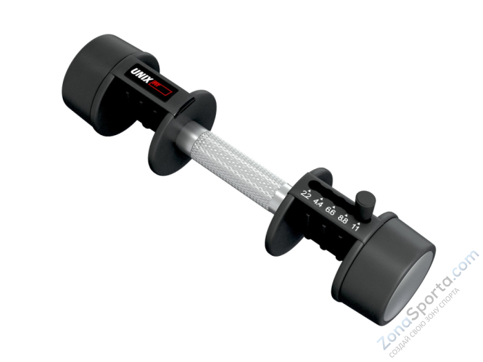 Гантель регулируемая UNIX Fit 11 кг красная Гантель регулируемая UNIX Fit 11 кг красная