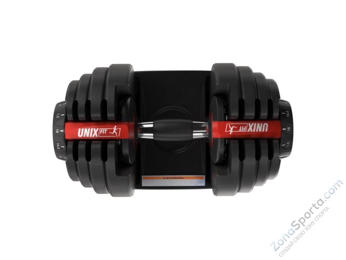 Гантель регулируемая UNIX Fit 40 кг Гантель регулируемая UNIX Fit 40 кг