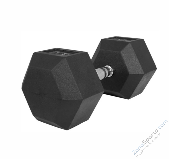 Гексагональные обрезиненные гантели. Ряд от 27,5 до 40 кг UG1013 UltraGym  Гексагональные обрезиненные гантели. Ряд от 27,5 до 40 кг UG1013 UltraGym