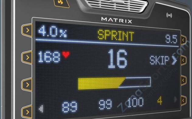 Горизонтальный велоэргометр Matrix Endurance с консолью Premium LED