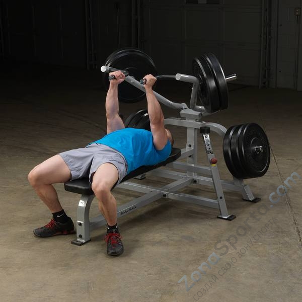 Горизонтальный жим лежа Body Solid LVBP на свободном весе Горизонтальный жим лежа Body Solid LVBP на свободном весе