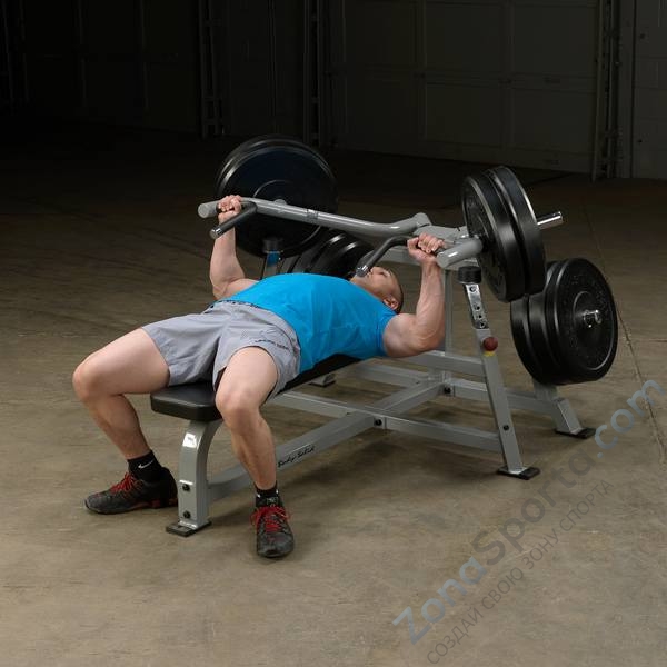 Горизонтальный жим лежа Body Solid LVBP на свободном весе Горизонтальный жим лежа Body Solid LVBP на свободном весе