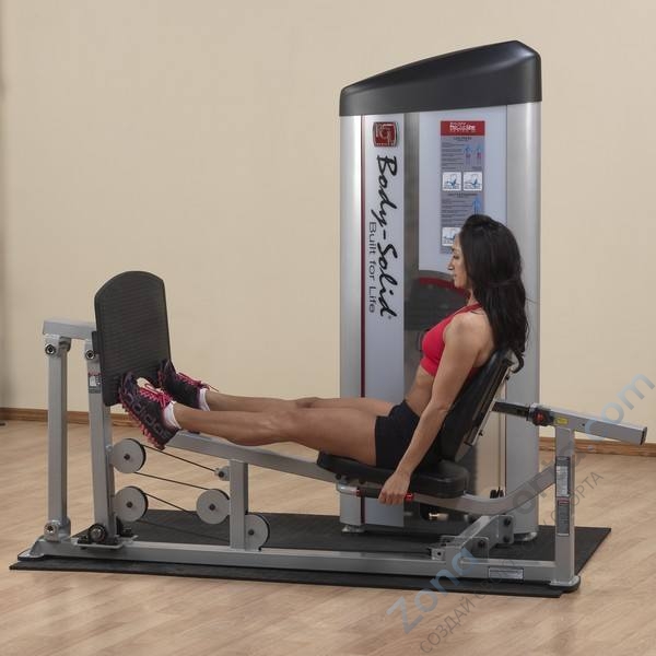 Горизонтальный жим ногами Body Solid S2LPC-2 с весовым стеком 95 кг Горизонтальный жим ногами Body Solid S2LPC-2 с весовым стеком 95 кг