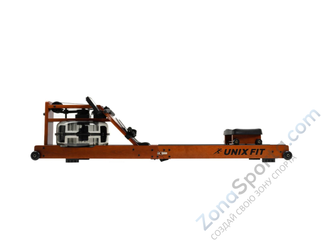 Гребной тренажер Unix Fit Wood Rower Dark Гребной тренажер Unix Fit Wood Rower Dark