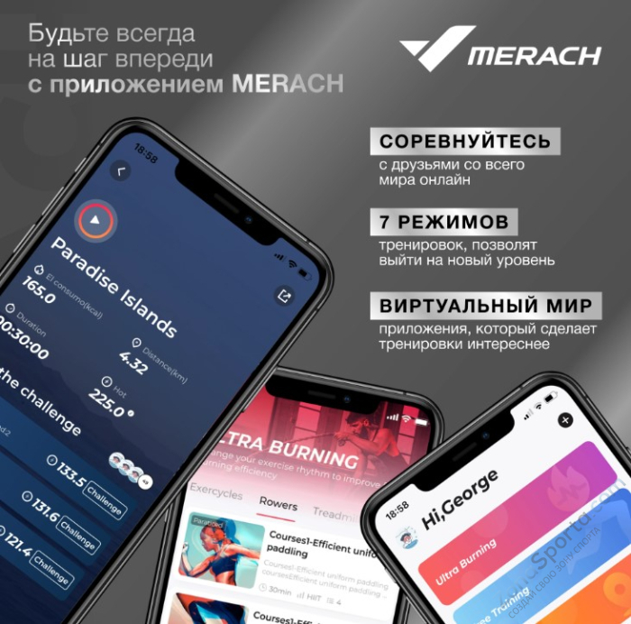 Гребной тренажер домашний Merach MR-R01 Гребной тренажер домашний Merach MR-R01