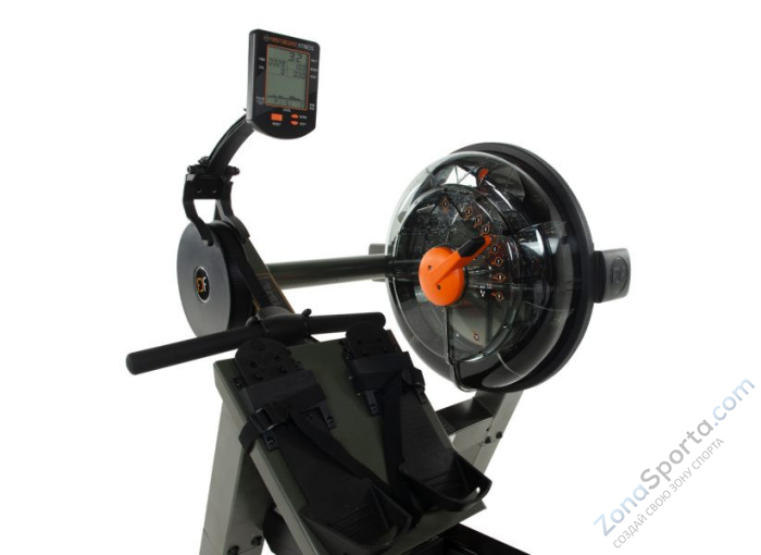 Гребной тренажер FluidPowerROW Grey Гребной тренажер FluidPowerROW Grey