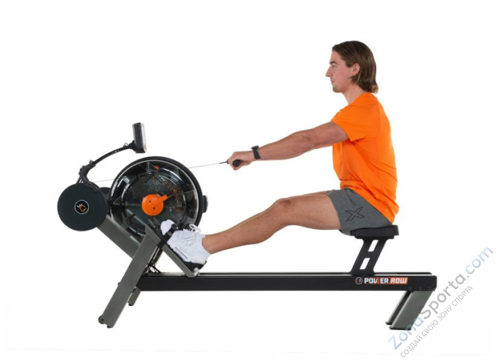 Гребной тренажер FluidPowerROW Grey Гребной тренажер FluidPowerROW Grey