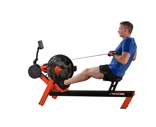 Гребной тренажер FluidPowerROW Orange Гребной тренажер FluidPowerROW Orange