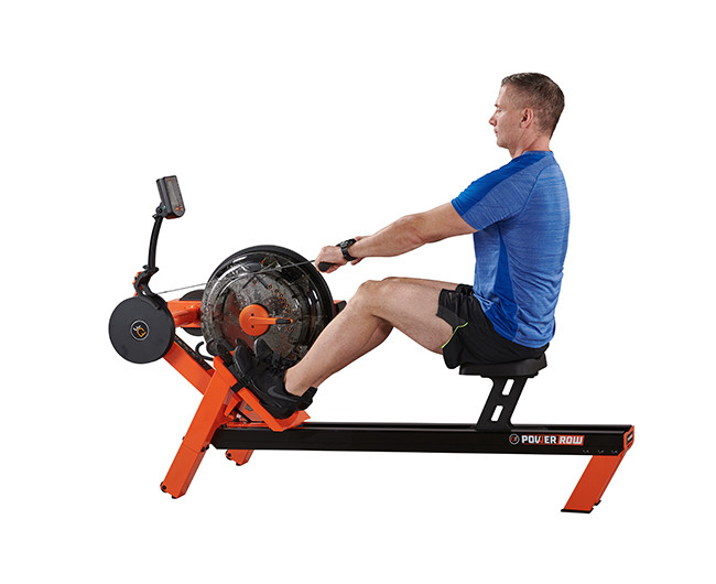 Гребной тренажер FluidPowerROW Orange Гребной тренажер FluidPowerROW Orange