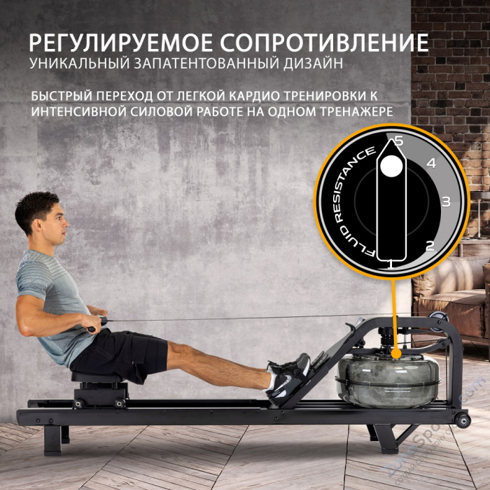 Гребной тренажер Neon PRO V Гребной тренажер Neon PRO V
