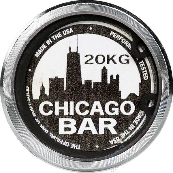 Гриф олимпийский с двойными марками 220 см Body Solid Chicago Гриф олимпийский с двойными марками 220 см Body Solid Chicago