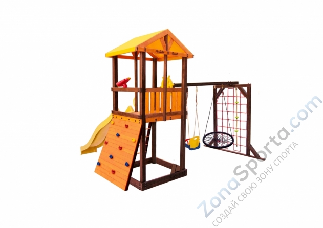 Игровой комплекс Perfetto sport Pitigliano-11 + качели Паутина Игровой комплекс Perfetto sport Pitigliano-11 + качели Паутина