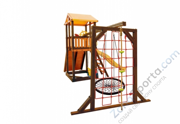 Игровой комплекс Perfetto sport Pitigliano-11 + качели Паутина Игровой комплекс Perfetto sport Pitigliano-11 + качели Паутина