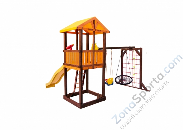 Игровой комплекс Perfetto sport Pitigliano-9 + качели Паутина Игровой комплекс Perfetto sport Pitigliano-9 + качели Паутина