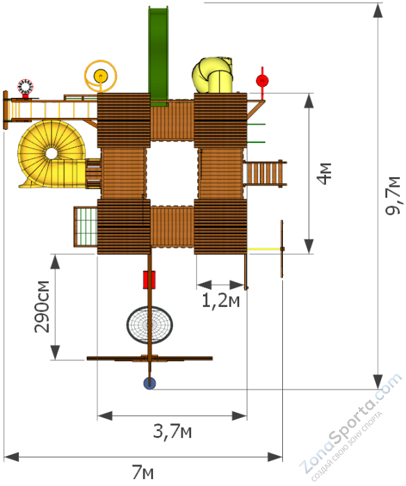 Игровой комплекс Camelot Leman Игровой комплекс Camelot Leman