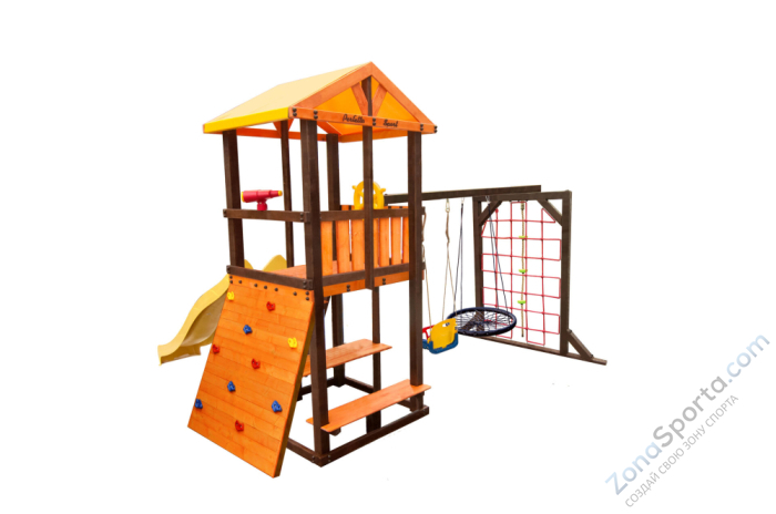 Игровой комплекс Perfetto sport Bari-11 + качели Паутина Игровой комплекс Perfetto sport Bari-11 + качели Паутина