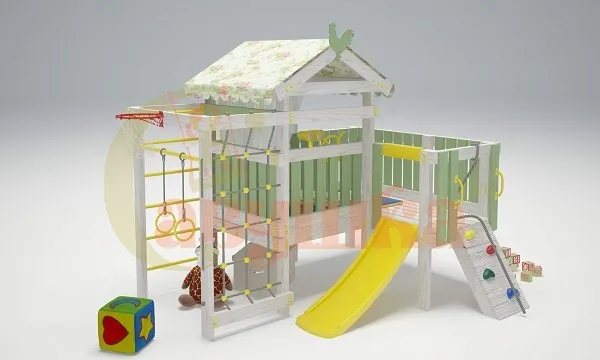 Игровой комплекс Савушка Baby 7 оливковый Игровой комплекс Савушка Baby 7 оливковый