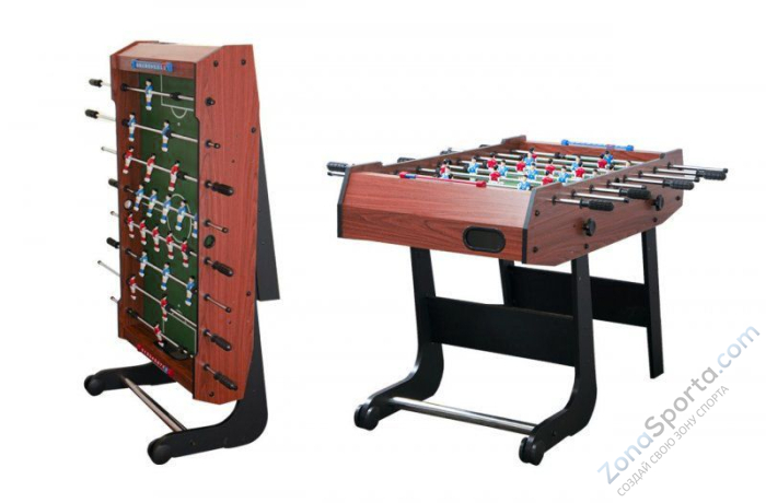 Игровой стол - футбол складной Maccabi Mini (махагон) Игровой стол - футбол складной Maccabi Mini (махагон)