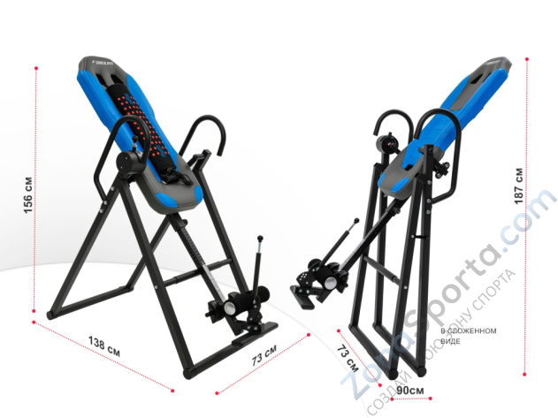Инверсионный стол Unix Fit IV-180M Инверсионный стол Unix Fit IV-180M