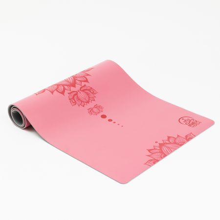 Коврик для йоги INEX Yoga PU Mat TPE c гравировкой розовый Коврик для йоги INEX Yoga PU Mat TPE c гравировкой розовый