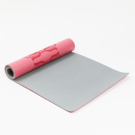 Коврик для йоги INEX Yoga PU Mat TPE c гравировкой розовый Коврик для йоги INEX Yoga PU Mat TPE c гравировкой розовый
