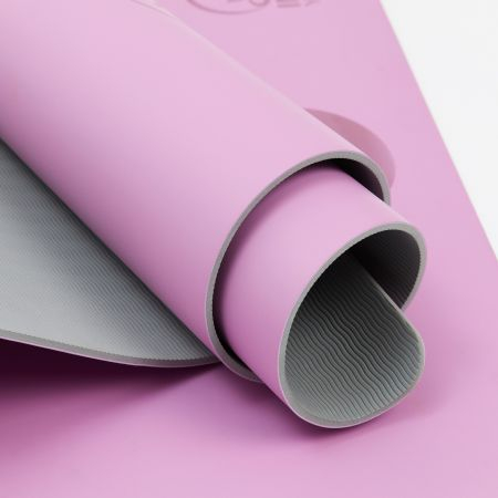 Коврик для йоги INEX Yoga PU Mat TPE c гравировкой сиреневый Коврик для йоги INEX Yoga PU Mat TPE c гравировкой сиреневый