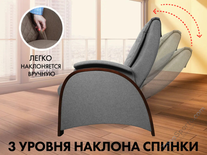 Кресло-качалка (маятник) с массажем Fujimo Balance 2 F2004 TOF Серый Кресло-качалка (маятник) с массажем Fujimo Balance 2 F2004 TOF Серый
