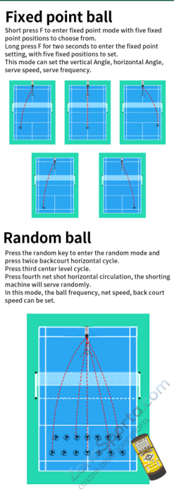 Машина для запуска воланов для бадминтона Siboasi B2300A Машина для запуска воланов для бадминтона Siboasi B2300A
