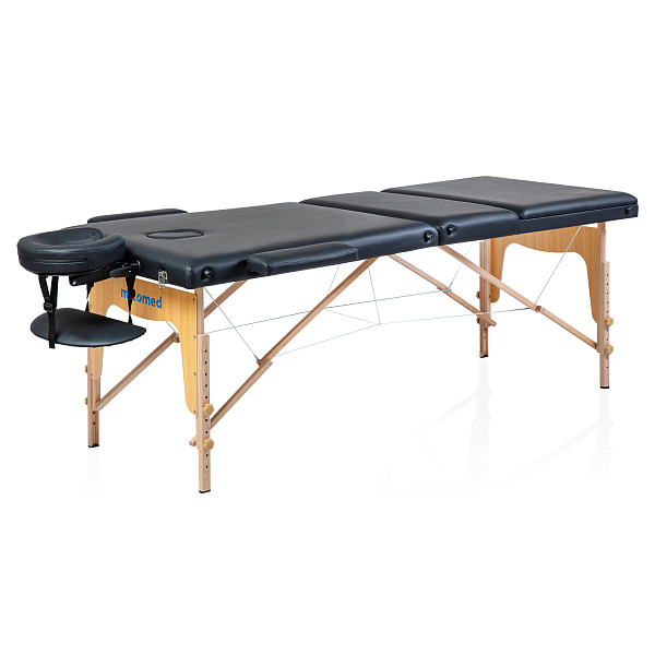 Массажный складной стол Mizomed Standart 3 черный Массажный складной стол Mizomed Standart 3 черный