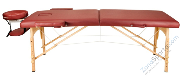 Массажный стол Atlas Sport складной 2-с 70 см деревянный (бургунди) Массажный стол Atlas Sport складной 2-с 70 см деревянный (бургунди)