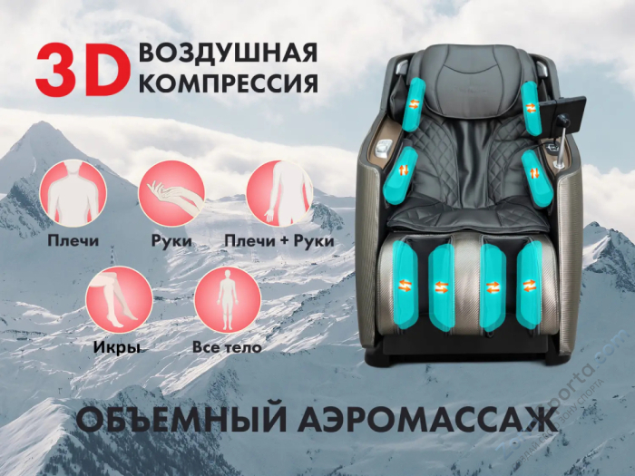 Массажное кресло Fujimo Kenko F623 Business Edition Графит Массажное кресло Fujimo Kenko F623 Business Edition Графит