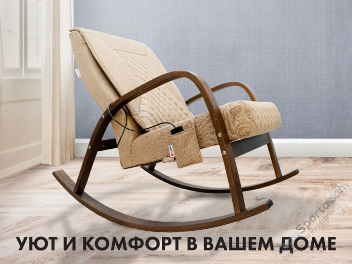 Массажное кресло-качалка Fujimo Caroline F2001 TCF Бежевый (Tony 12) Массажное кресло-качалка Fujimo Caroline F2001 TCF Бежевый (Tony 12)