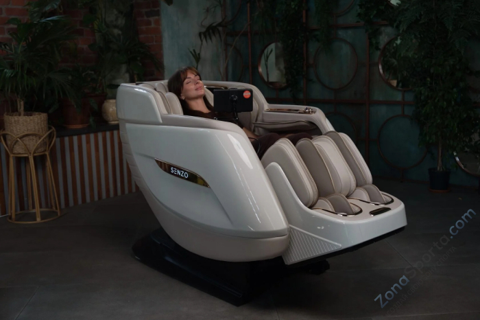 Массажное кресло Senzo Unkai Beige Массажное кресло Senzo Unkai Beige