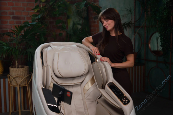 Массажное кресло Senzo Unkai Beige Массажное кресло Senzo Unkai Beige