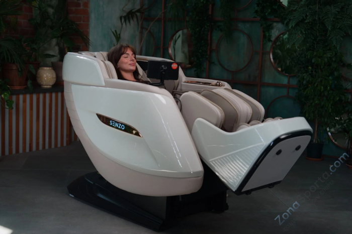 Массажное кресло Senzo Unkai Beige Массажное кресло Senzo Unkai Beige