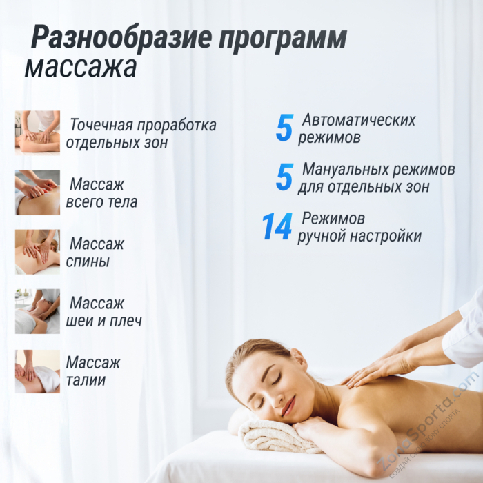 Массажное кресло Unix Med Adora Grey Массажное кресло Unix Med Adora Grey