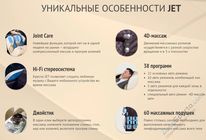 Массажное кресло US Medica Jet Массажное кресло US Medica Jet