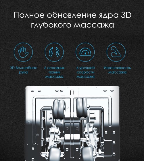 Массажное кресло Xiaomi (RT7708) Crocodile Black Массажное кресло Xiaomi (RT7708) Crocodile Black