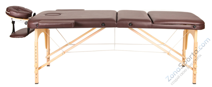 Массажный стол Atlas Sport 70 см складной 3-с деревянный (коричневый) Массажный стол Atlas Sport 70 см складной 3-с деревянный (коричневый)