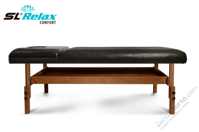 Массажный стол Relax Comfort черная кожа Массажный стол Relax Comfort черная кожа