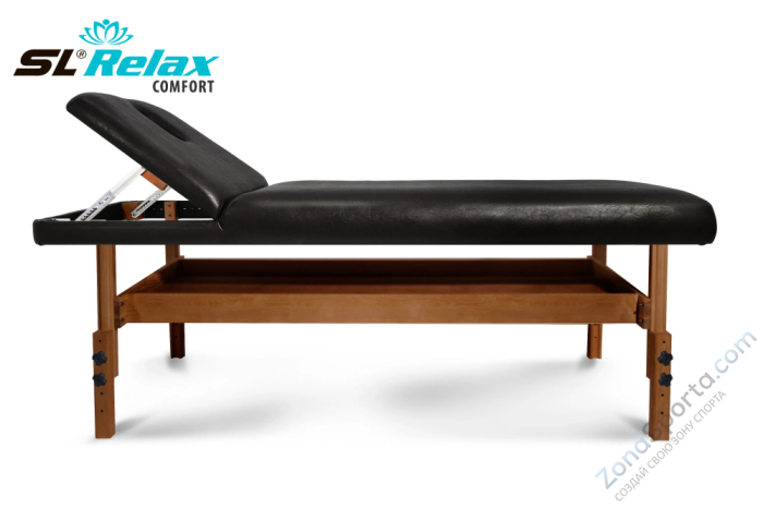 Массажный стол Relax Comfort черная кожа Массажный стол Relax Comfort черная кожа