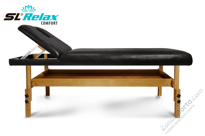 Массажный стол Relax Comfort черная кожа Массажный стол Relax Comfort черная кожа